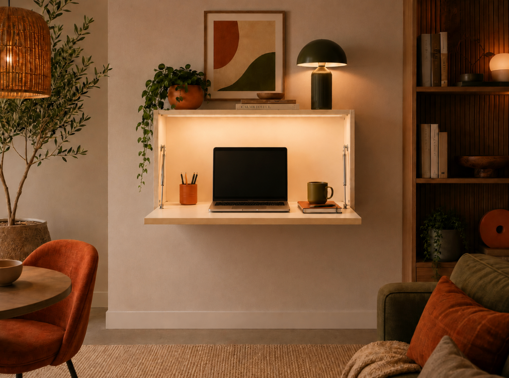 L'Ambitieux - Bureau mural Rabattable XL