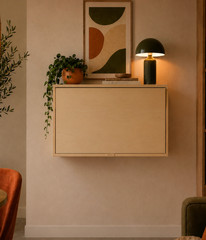 L'Ambitieux - Bureau mural Rabattable XL