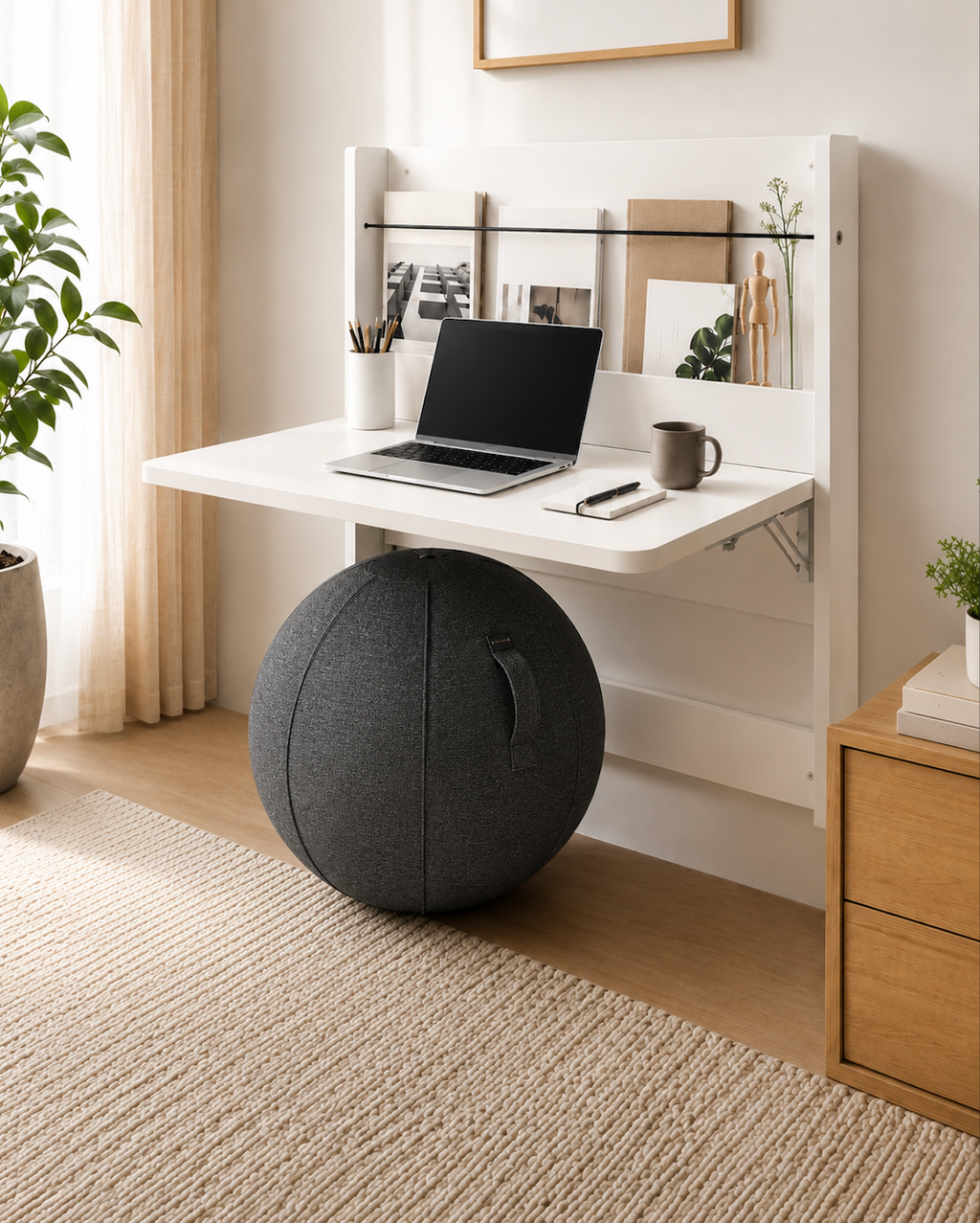 Ballon ergonomique - Gris Anthracite