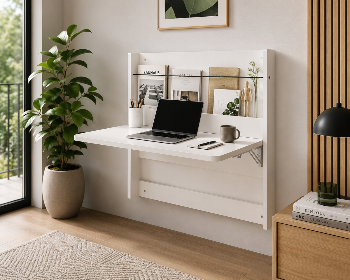 Le Studieux - Bureau mural rabattable