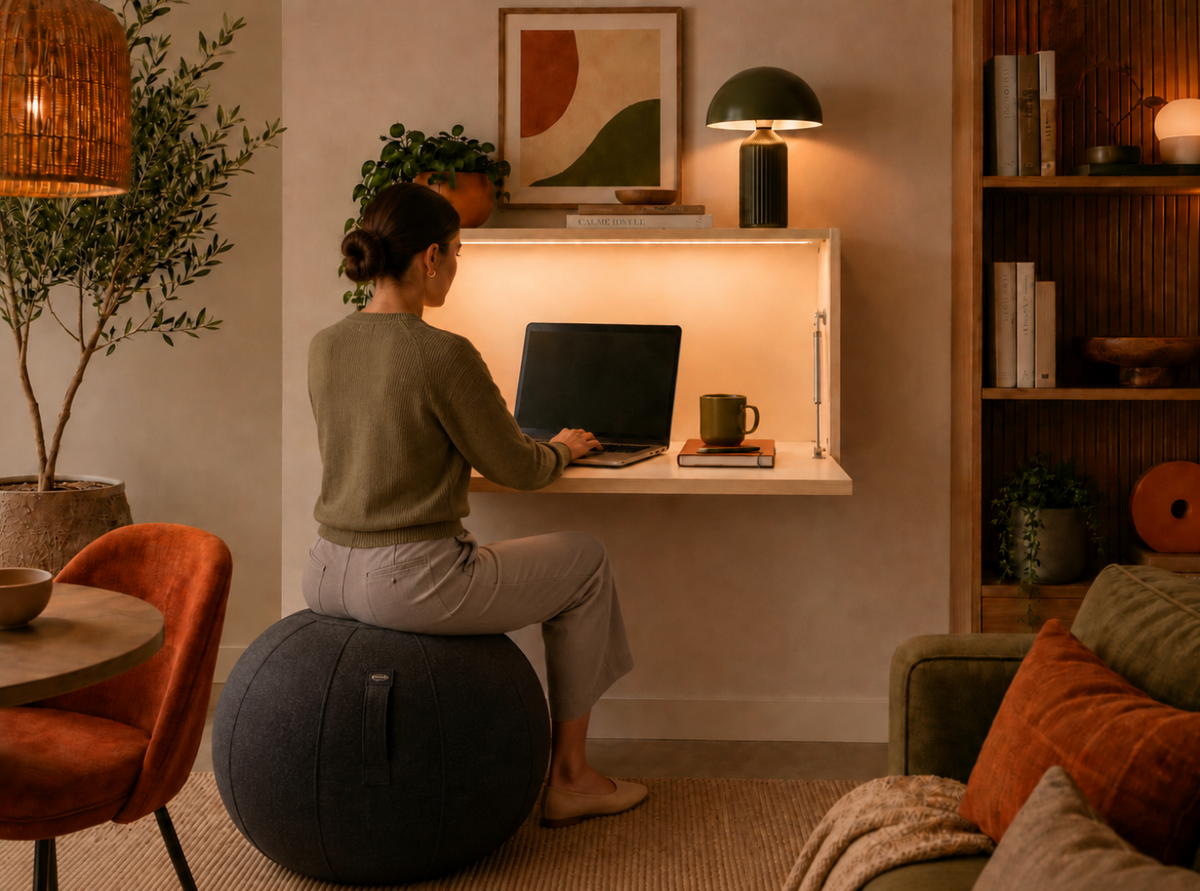 L'Ambitieux - Bureau mural Rabattable XL